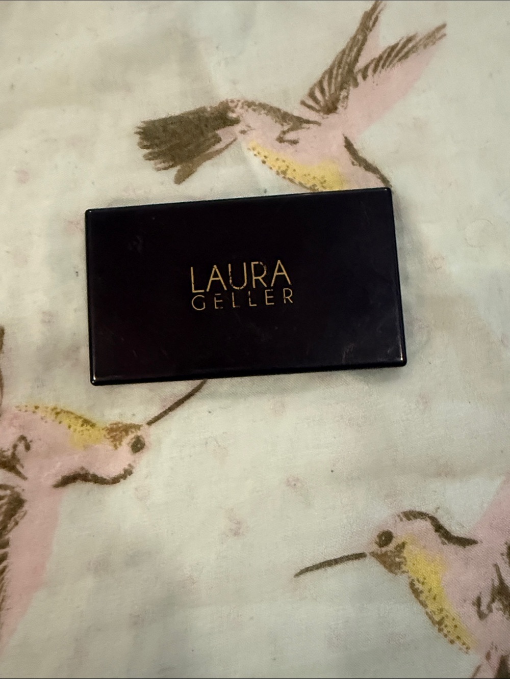 Laura Geller Black Compact Palette with Gold Logo
